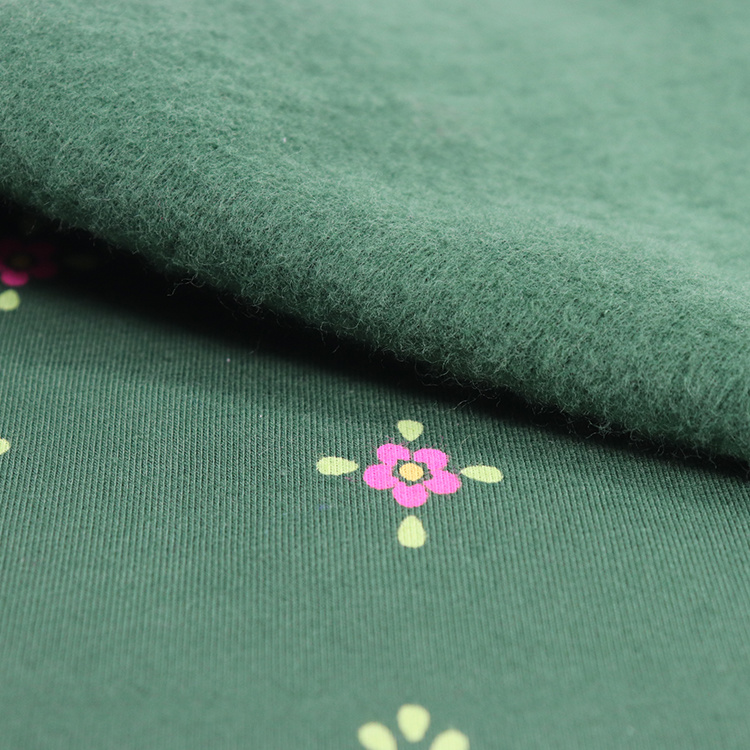 260GSM Organic Cotton Fleece, Discharge Print