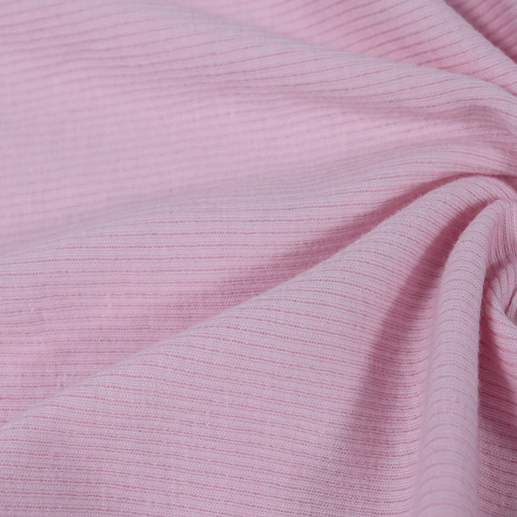 40s Cotton Viscose Spandex Rib, C/R60/40 2*2, 180GSM