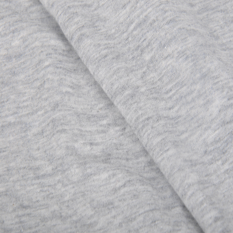 32s CVC Single Jersey, Heather Grey, Knit Fabric for T-Shirt