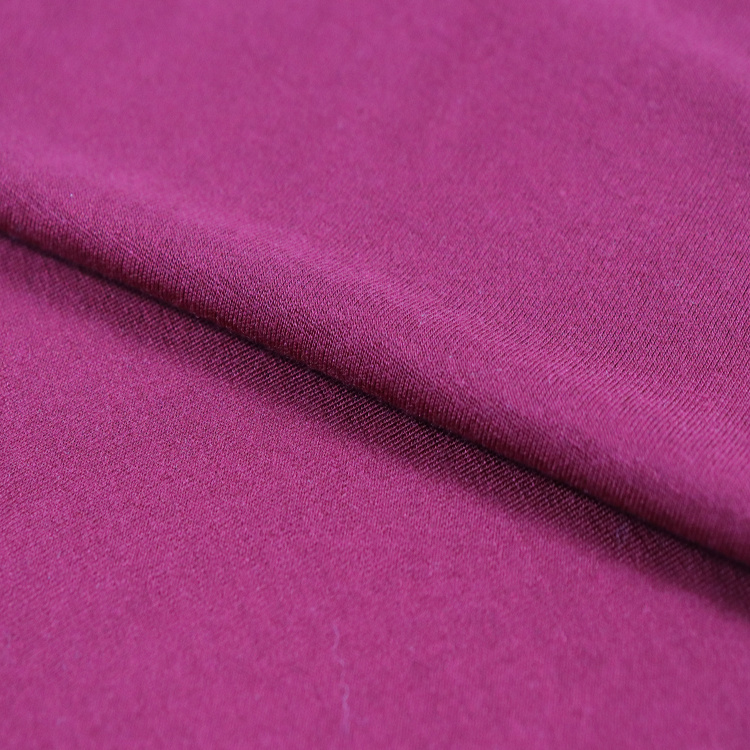 Modal Polyester Single Jersey, 160GSM, Carbon Brushed Fabric