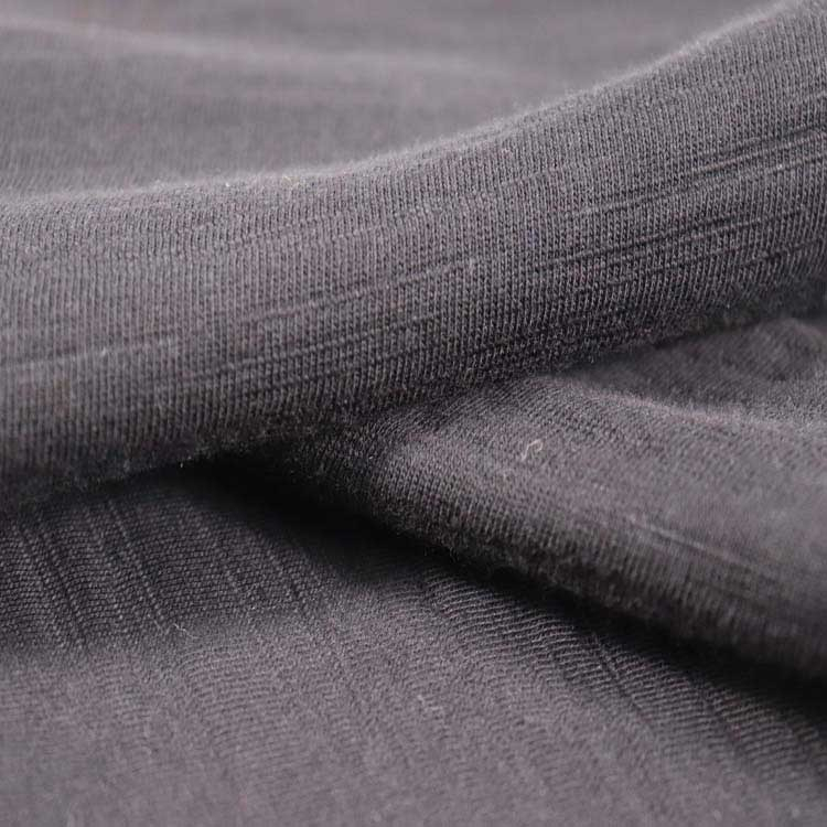 100% Cotton Slub Single Jersey, 190GSM