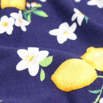 190GSM Viscose (Rayon) Siro Spandex Jersey, Reactive Print