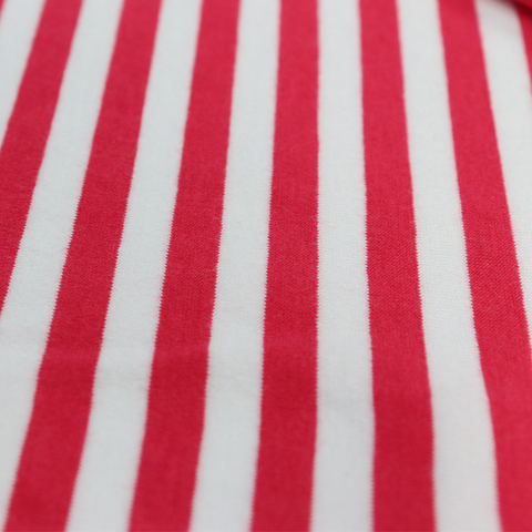 160GSM Cotton Modal Spandex Jersey, Stripe, Siro-Elite Compact, Sleepwear Fabric