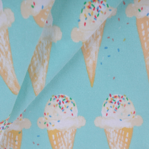 180GSM Organic Cotton Spandex Jersey, Reactive Print, Eco-Friendly