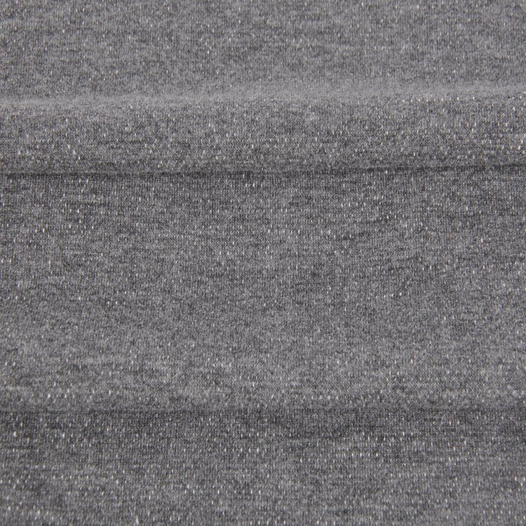 200g C/R Elastic French Terry, Blushed, Heather Grey