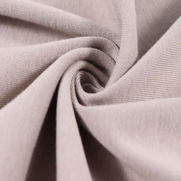 Modal Polyester Single Jersey, 160GSM, Carbon Brushed Fabric