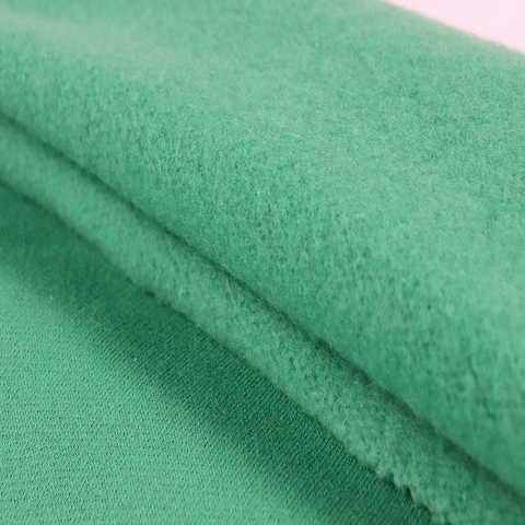 320GSM CVC Fleece Fabric, Terry, Brushed