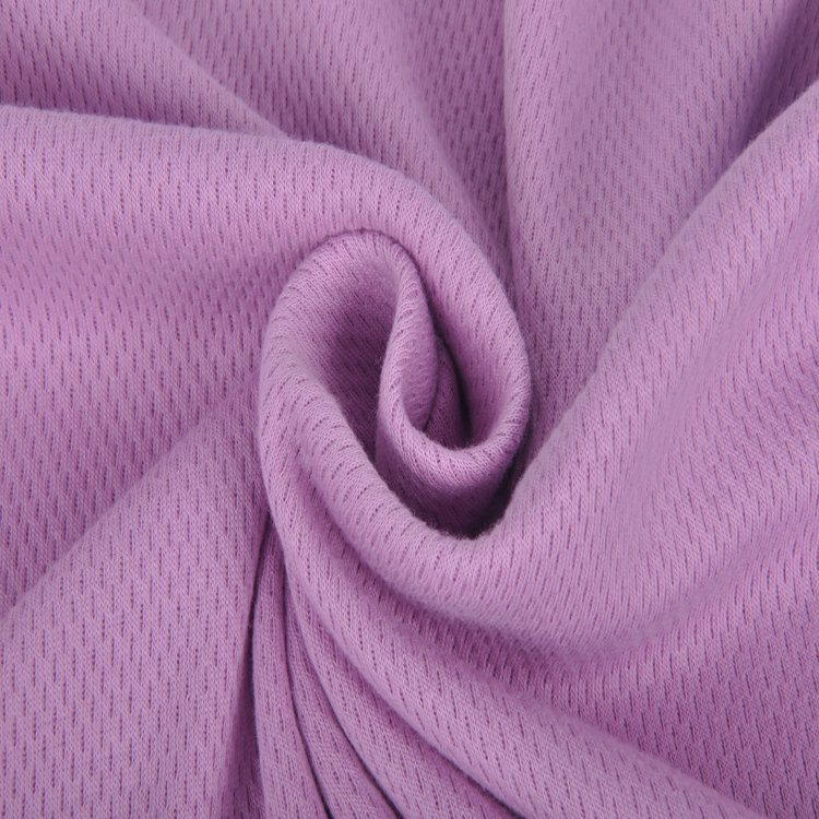 50s 100 Cotton Pique Mesh Interlock, Functional Fabric for Sport