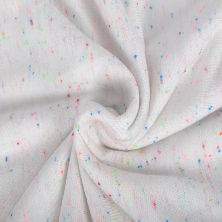 Polyester Rayon Spandex Jersey, Knicker Yarn, Knitting Fabric
