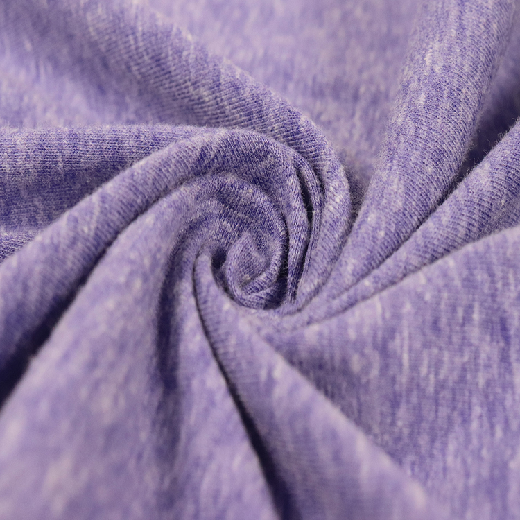 32S Linen Rayon/viscose Spandex Jersey, Garment Fabric,190GSM