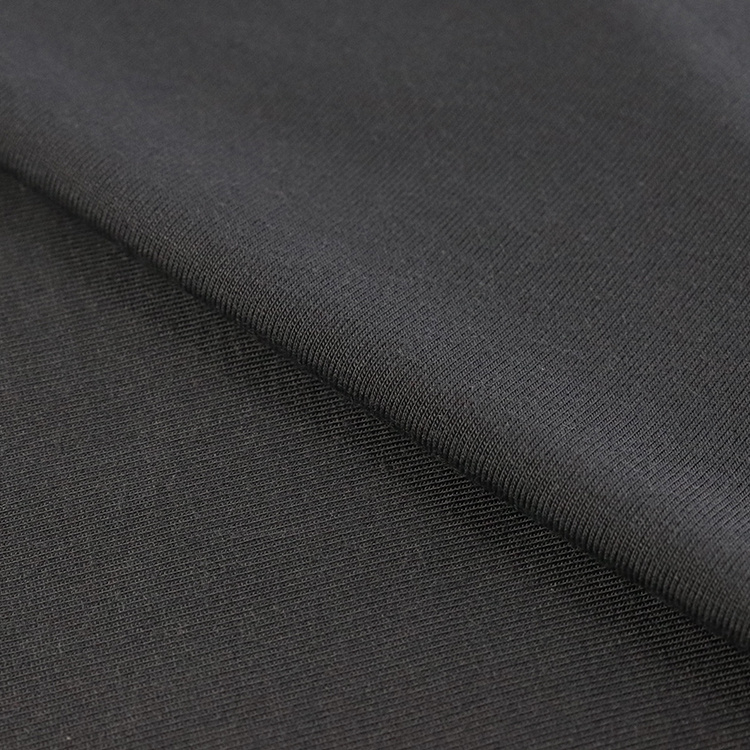 Modal/cupro Black as Coal Fabric, Softest Modal Fabric , Modal Fabric,  Cupro Fabric, Cotton Modal Fabric, Black Fabric, Micromodal Jersey 