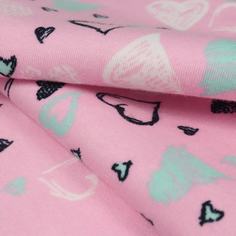 40s 100% Cotton Interlock, Pigement Print