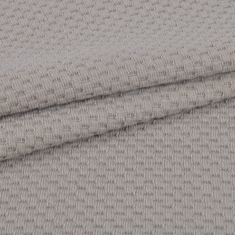 32S TR Polyester/Cotton Elastic Pique Mesh, 290GSM, Fabric for Polo T-Shirt