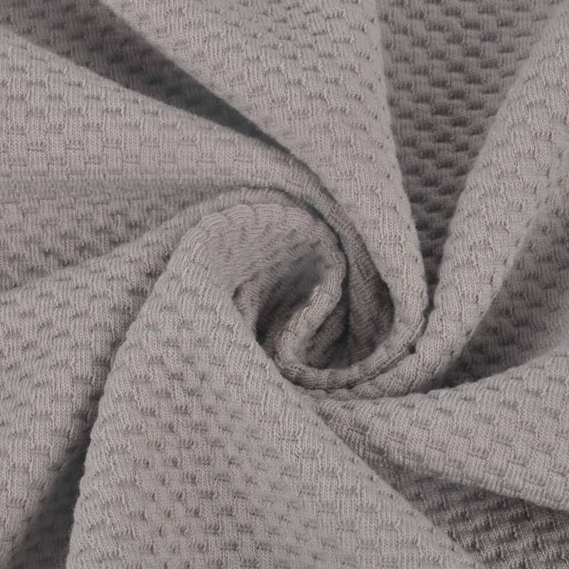32S TR Polyester/Cotton Elastic Pique Mesh, 290GSM, Fabric for Polo T-Shirt