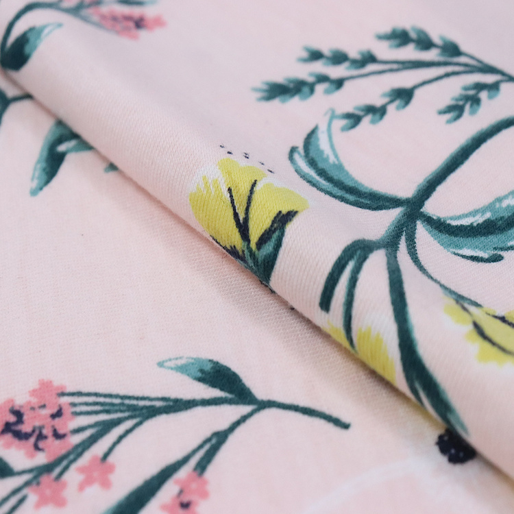 32s Tr Spandex Jersey, Printed Sleepwear Fabric