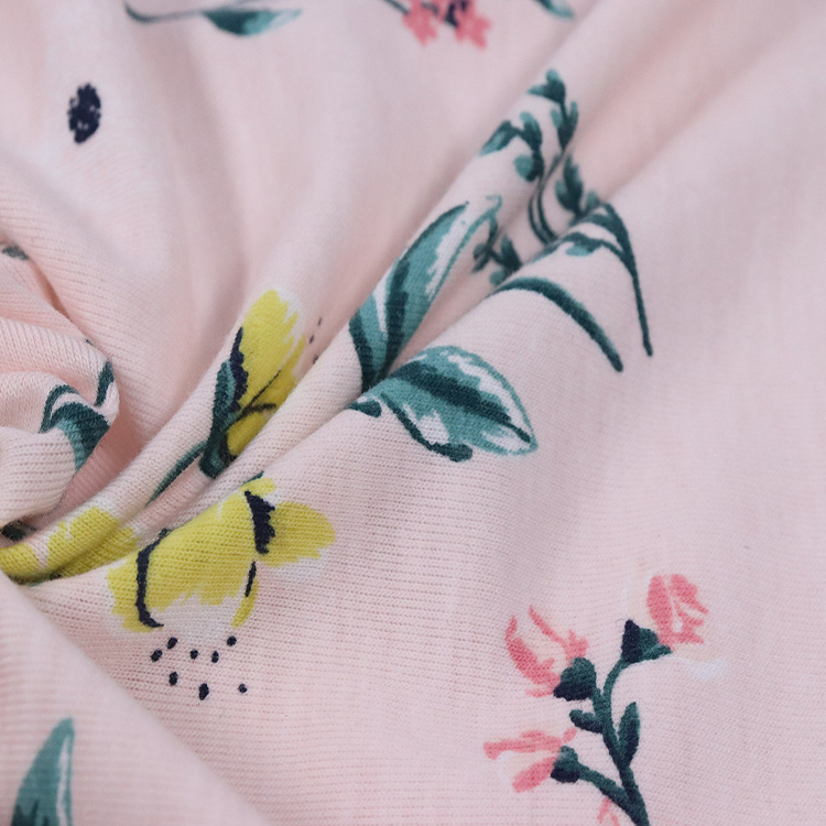 32s Tr Spandex Jersey, Printed Sleepwear Fabric