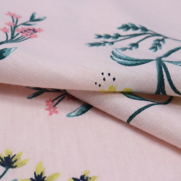 32s Tr Spandex Jersey, Printed Sleepwear Fabric