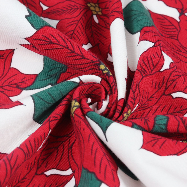 Cotton Spandex Jersey, Reactive Print Fabric for Garment