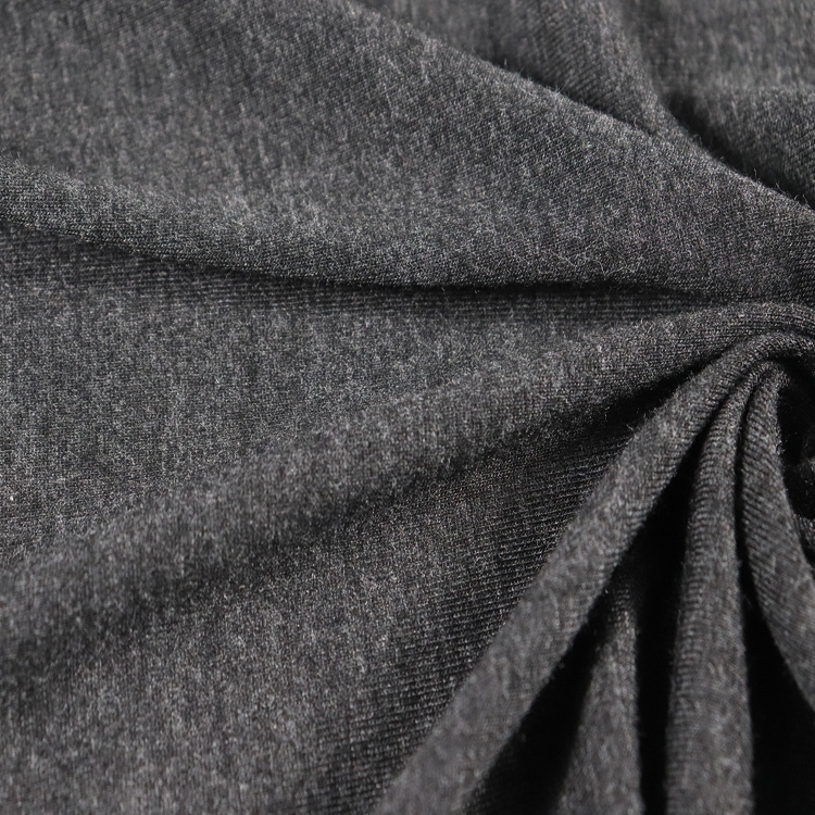 Viscose, Rayon Spandex Jersey, Light Melange Fabric, 180GSM