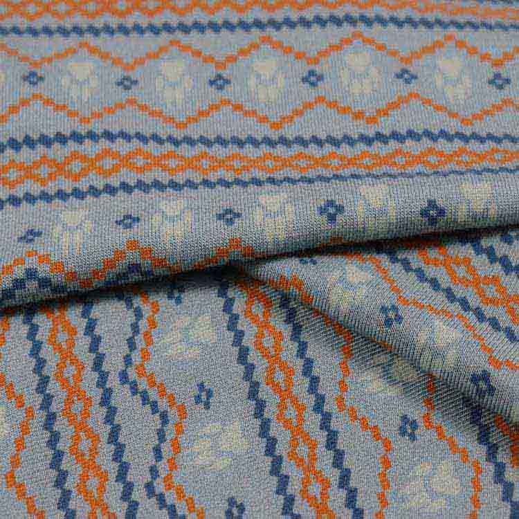 Xt-46 Bamboo Spandex Jersey 230GSM Knitted, Reactive Print, Compact Yarn, Anti-Pilling