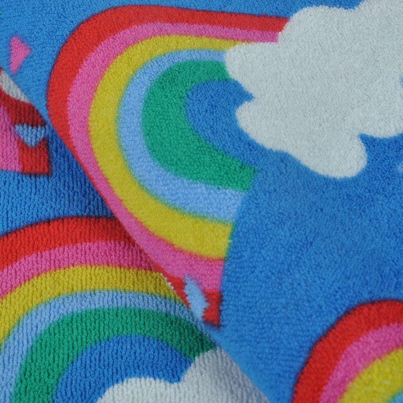 CVC Loop Terry, Cotton Blended with Polyester for Garments, 280GSM, Printed