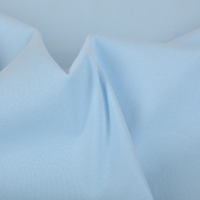 40S Cotton Polyester, 1*1 rib, Sorona fabric, 260GSM