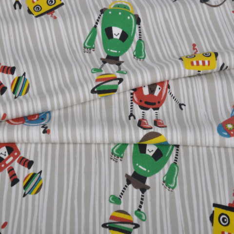 80S Modal Interlock with spandex 190GSM, Reactive Print