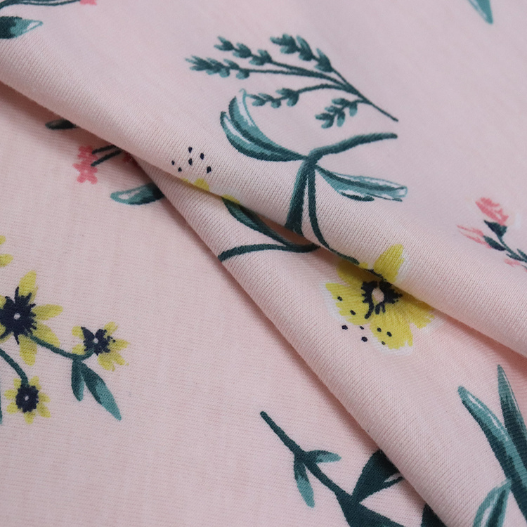 32s Tr Spandex Jersey, Printed Sleepwear Fabric