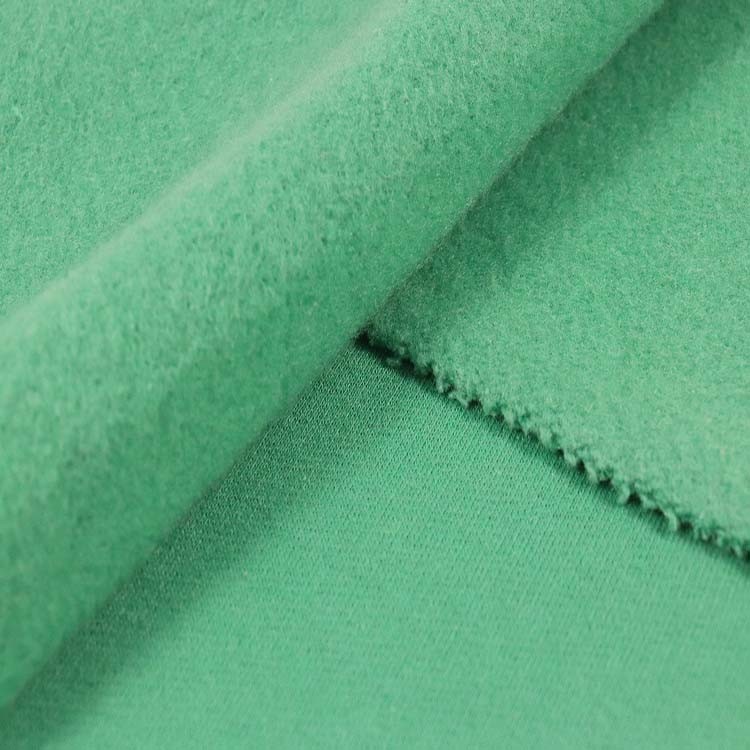 320GSM CVC Fleece Fabric, Terry, Brushed