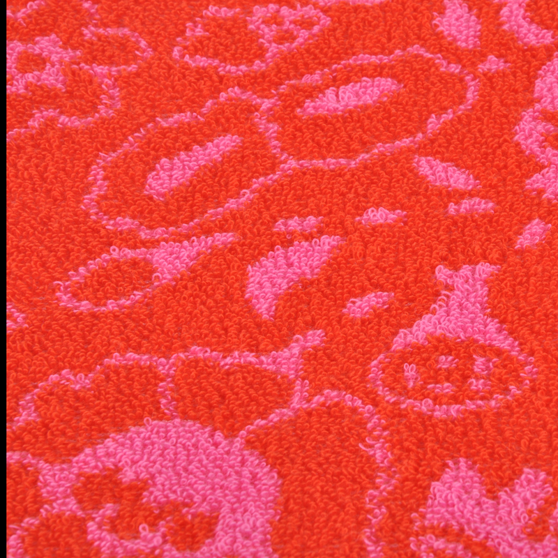 32S CT Organic Cotton/Polyester Jacquard Loop Terry, Cotton Blended with Polyester for Garments, 280GSM 