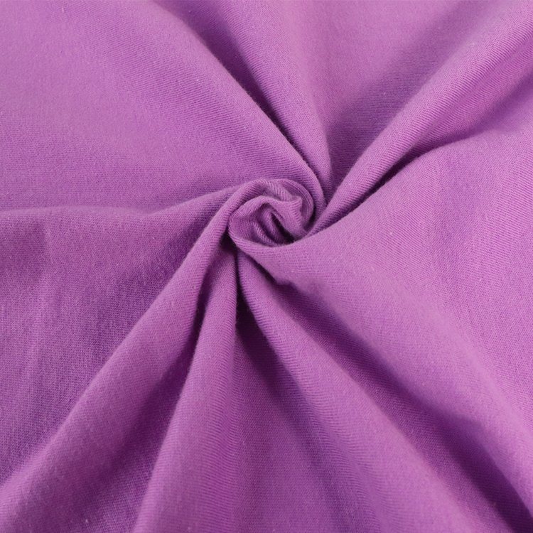 Combed Cotton Interlock with Spandex, Knitting Fabric