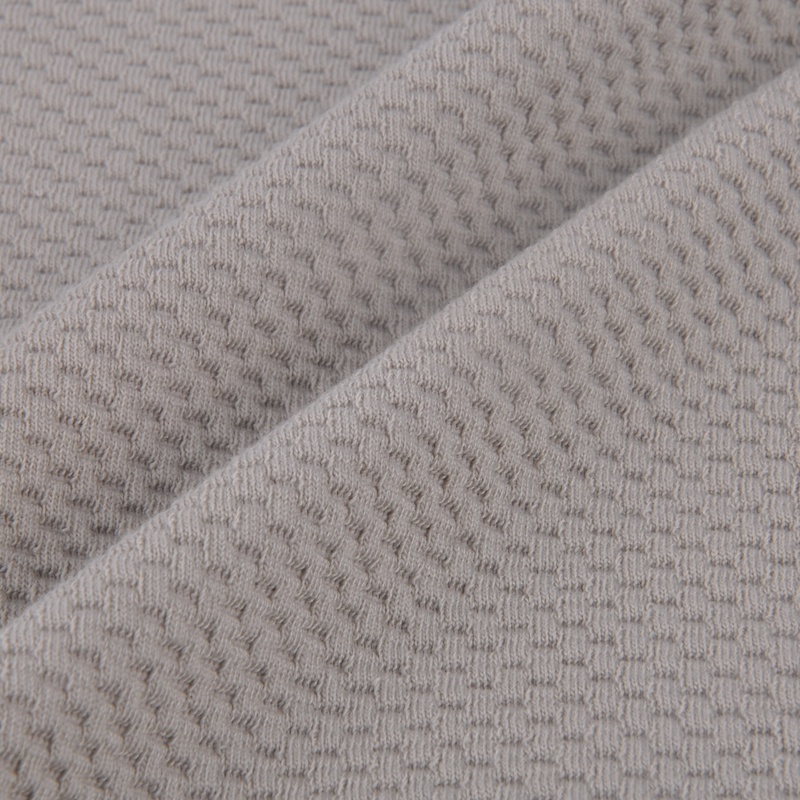 32S TR Polyester/Cotton Elastic Pique Mesh, 290GSM, Fabric for Polo T-Shirt