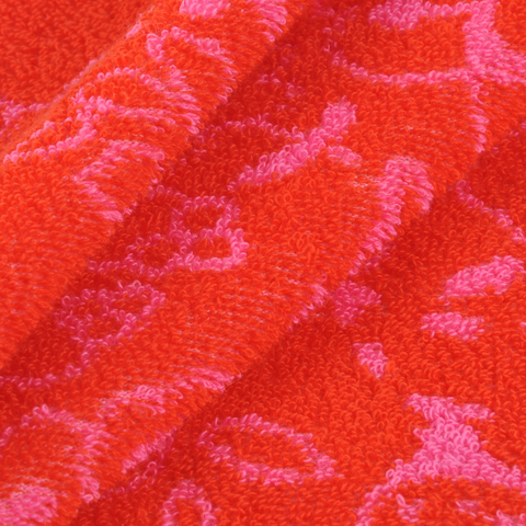 32S CT Organic Cotton/Polyester Jacquard Loop Terry, Cotton Blended with Polyester for Garments, 280GSM 