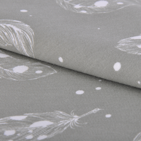100% Cotton Rib, 1*1 Rib Fabric for Sleepwear, Reactive Print