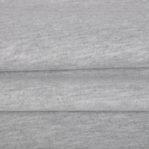 40S CR Cotton/Rayon Scuba Terry, 280GSM Heather Grey