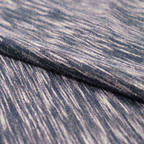T/R Spandex Jersey, Poly/Viscose Knitting Fabric, Space Dye
