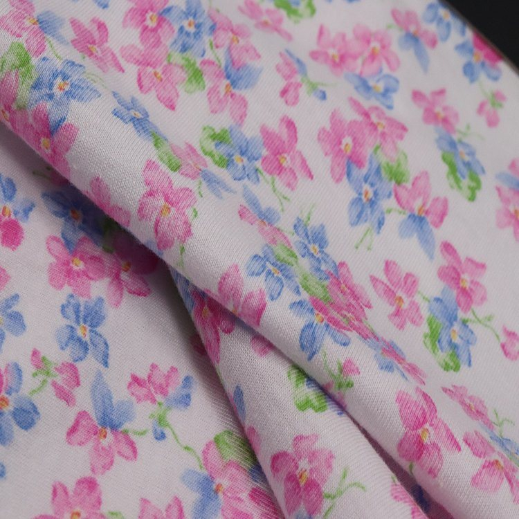 140g C/R Single Jersey, Knitted Sleepwear Fabric, Printed