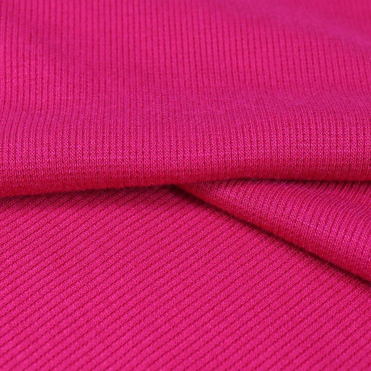 Viscose Spandex Rib, 2*2 Underwear Knitting Fabric