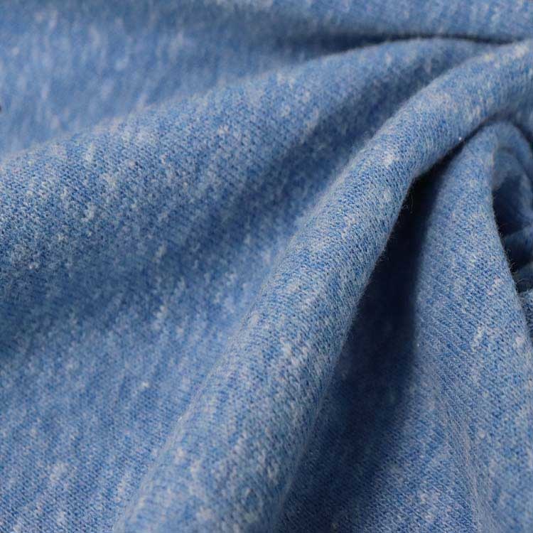 Xt-156 T/C/R French Terry, Knitted Fabric, Single Dyed, Snow Yarn