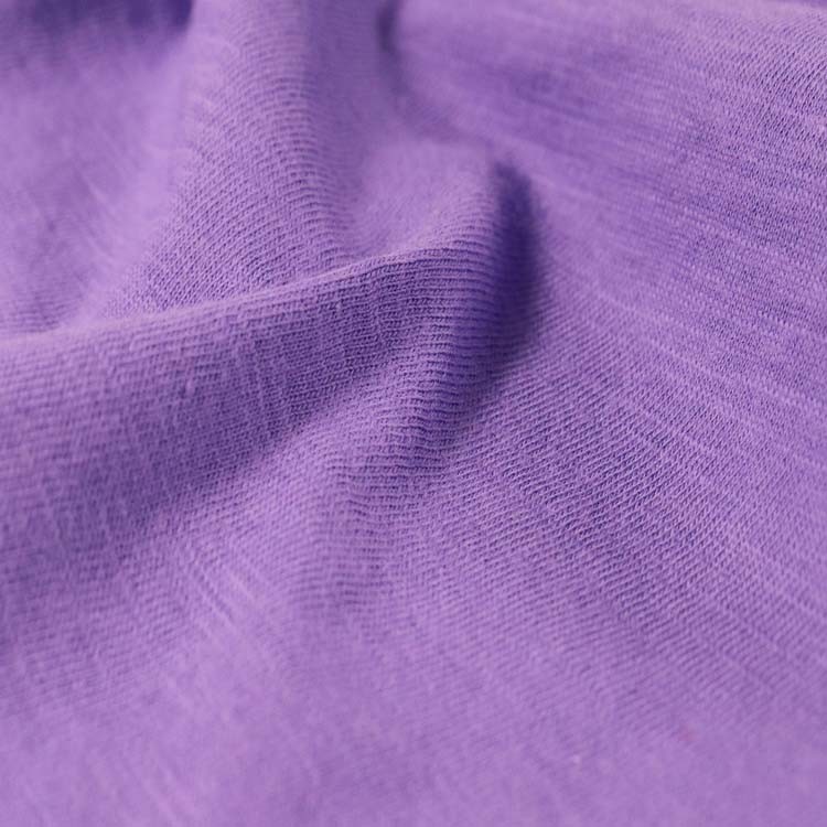 100% Cotton Slub Single Jersey Fabric