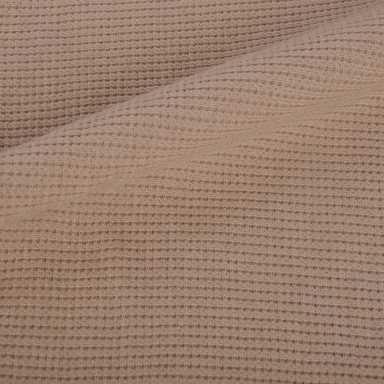 CVC Waffle Check, Knitting Fabric 