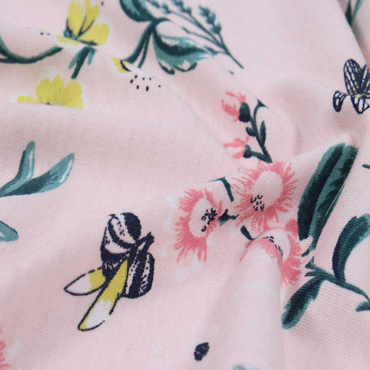 32s Tr Spandex Jersey, Printed Sleepwear Fabric