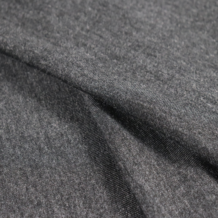 Viscose, Rayon Spandex Jersey, Light Melange Fabric, 180GSM