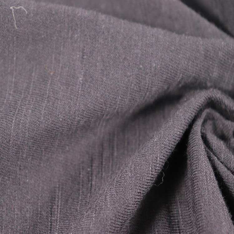 100% Cotton Slub Single Jersey, 190GSM