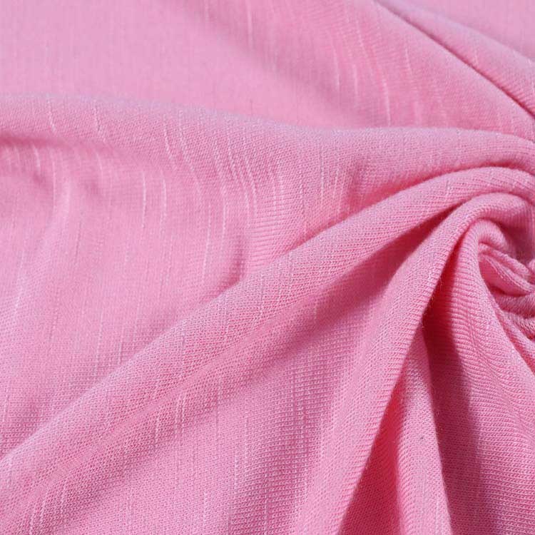 200GSM Viscose, Rayon Spandex Jersey, Slub Knitting Fabric