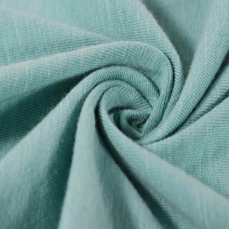 Cotton/Rayon Spandex Jersey Slub Knitting 180GSM