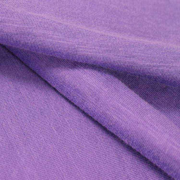 100% Cotton Slub Single Jersey Fabric