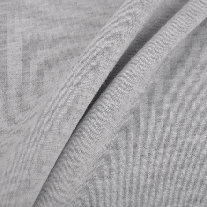 40S CR Cotton/Rayon Scuba Terry, 280GSM Heather Grey