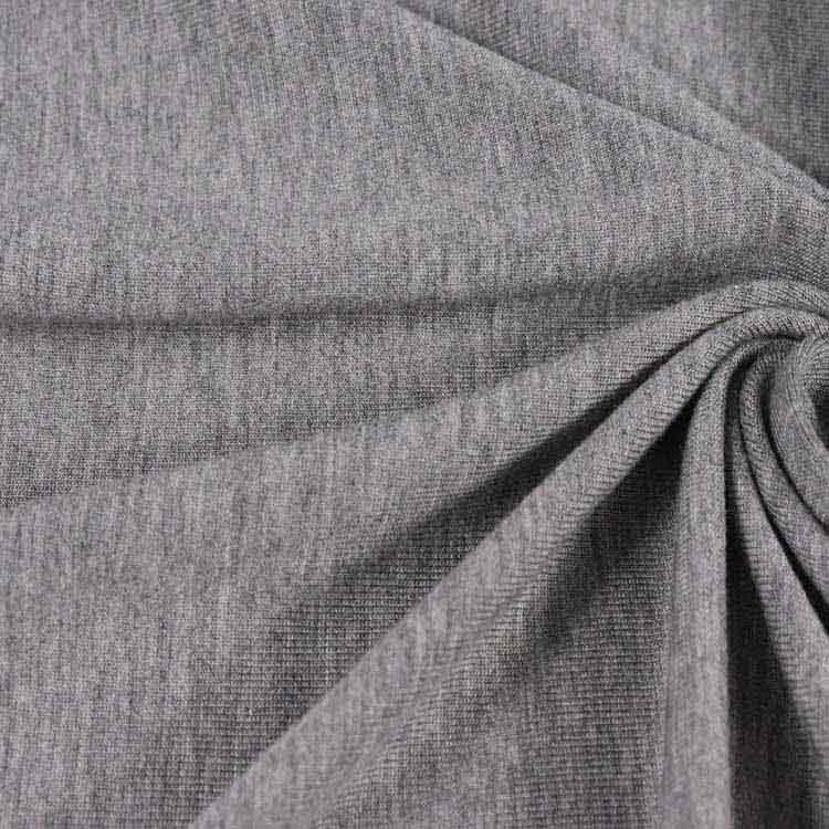 Viscose, Rayon Spandex Jersey, Light Melange Fabric, 180GSM