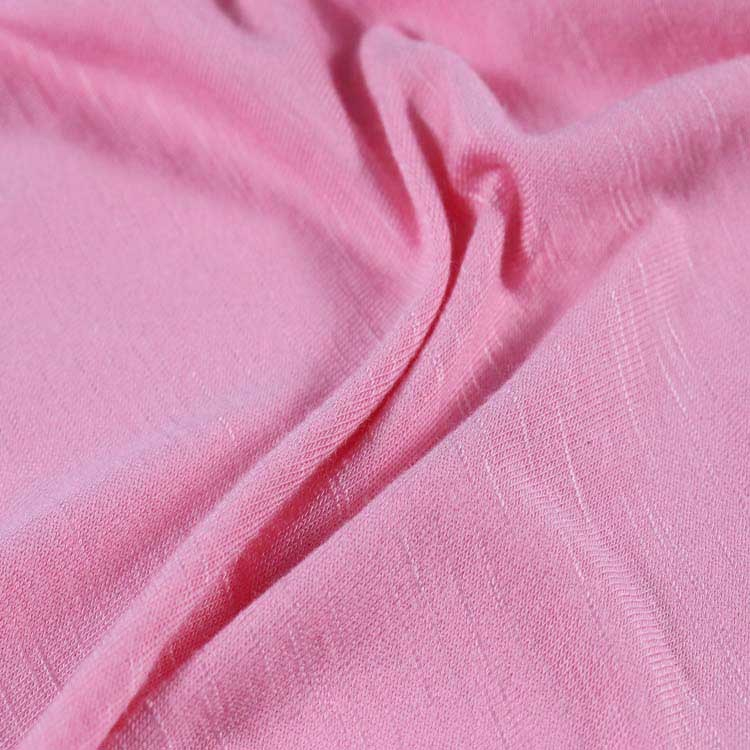 200GSM Viscose, Rayon Spandex Jersey, Slub Knitting Fabric